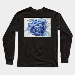 Blue Rose Long Sleeve T-Shirt